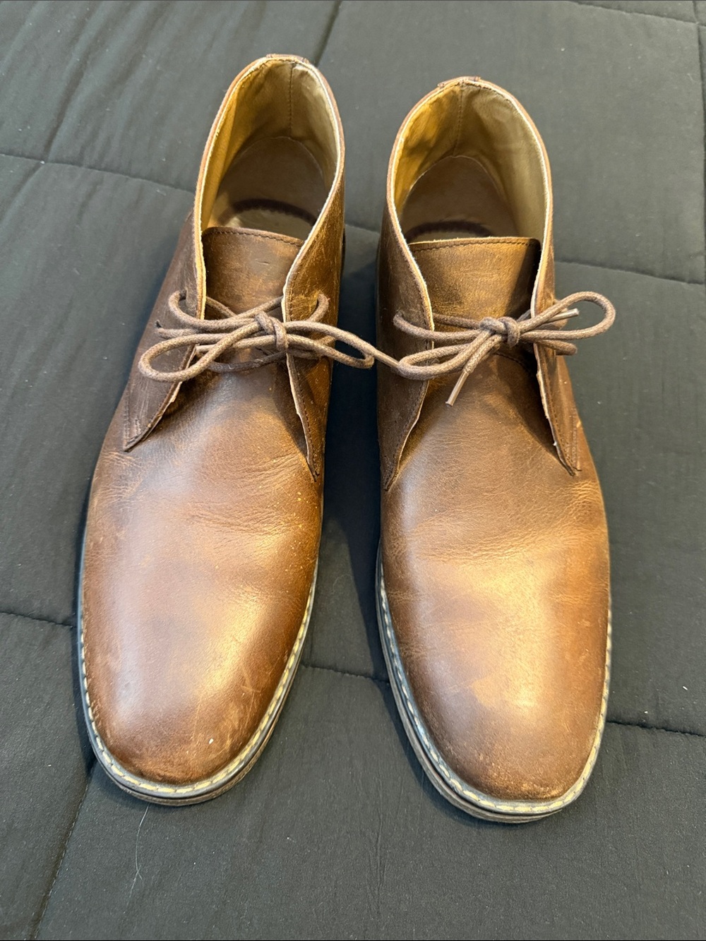 St. John's Bay Brown Leather Chukka Boots size 13, brown